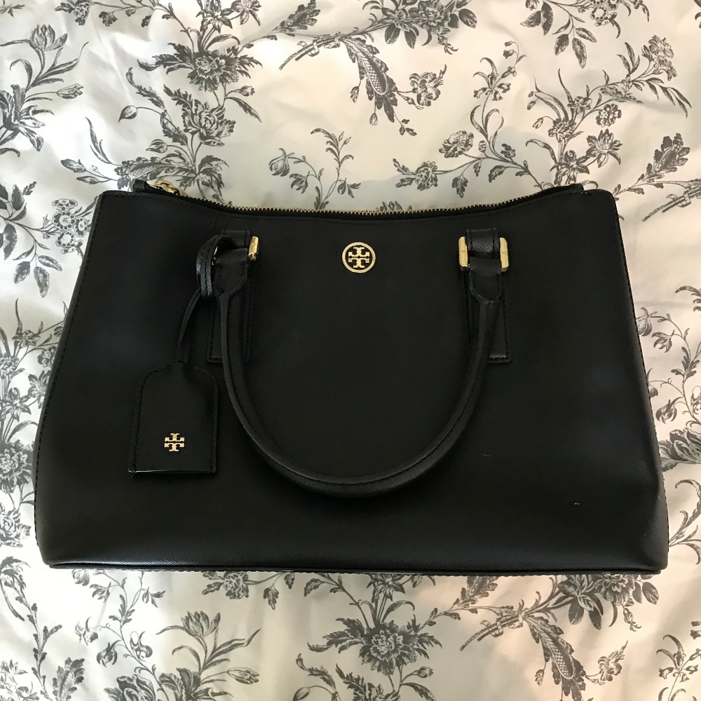 Tory Burch Robinson Mini Double Zip tote
